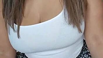 Slutty teacher orgasms hard on her big ass with new toy.