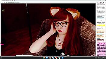 Little Cosplay Fox Teases Webcam Viewers With Anime Costumes For Tips