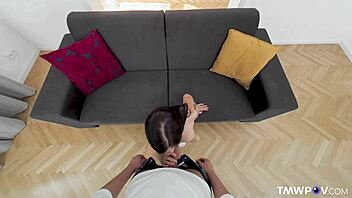 I watch eliss and lovita fate in a playful dinner threesome, but i can't get enough of their small tits and hairless pussies