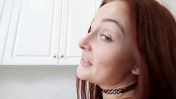 Young adult creampie moment