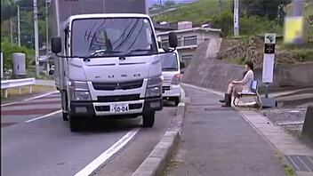 The young wife with big tits gets wet fucking an old man in secret.