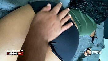 No condom handjob: Wet wedding with a new girl