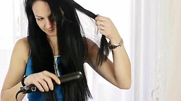 Girl punished for hairbrush