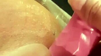 Teen girl's first experience with a vibrator