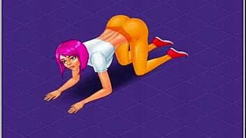 Hot Gym Session Turns Into Wild Cartoon Action With Amateurs