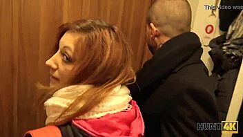 Hey, check this redhead enchantress with amazing breasts so happy!