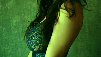 MILF's big tits on full display in a lingerie try-on