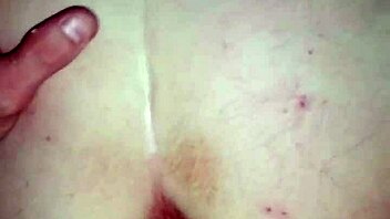 submissive slave takes anal creampie then ass to mouth