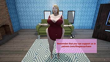 Waifu gameplay with farting and burping in alpha version.