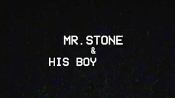 Tan mature muscle dad spends time with twink stepson outdoors in various activities