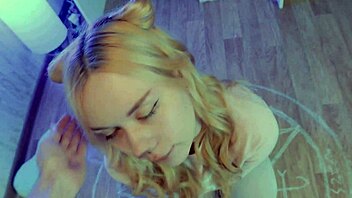 Feeling the thrill of a cute catgirl's assfucking and blowjob