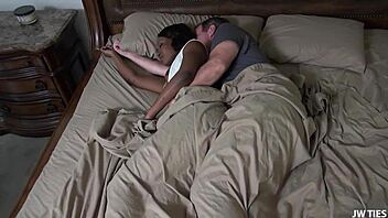 Cuddling session with daddy in high definition