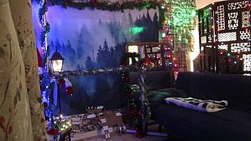 hotwife steffi dances pussy in purple teddy