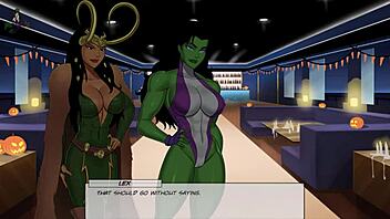 Cartoon Boobs and Orgasm: Jinx Gets Fucked in Something Unlimited Part 97