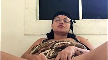 Latina BBW Prostitute Teases Pussy With Vibrator