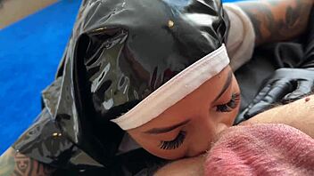 Hey, can you handle this Latina nun rimming and screaming through multiple wild orgasms?