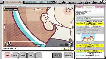 Lesbian masturbation with toys and squirting in Hentai game porn