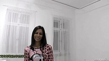 POV video of a pretty amateur taking a big cock