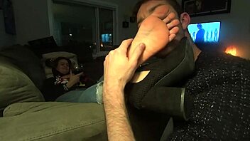 Foot worship and licking with a sexy and smelly twist