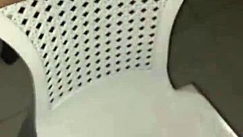 emo amateur gives creamy blowjob at home