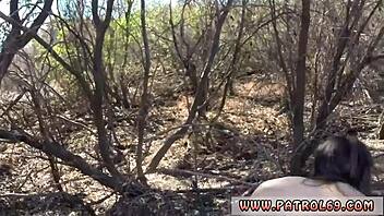 horny teen 18+ latina deepthroats big ass cop on the border 😈