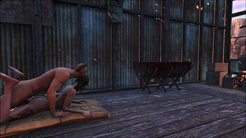 Fo4 Elie and Porter Gage in Anal Fuck and BDSM Action