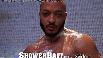 showerbait interracial fuck in the wet shower with anal and blowjob action 😏💦