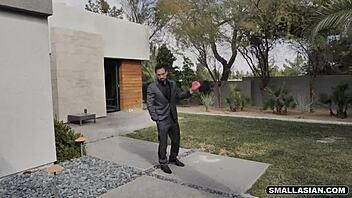 Cougars and MILFs team up with an Asian teen