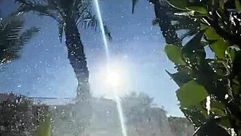 I get a POV blowjob in the hotel bath