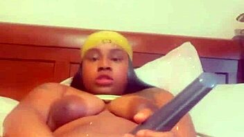 i masturbate my wet ebony ass with dildo toys