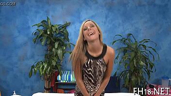 webcam massage turns into hot porn session