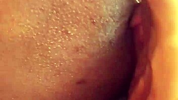 Wet and wild: Black beauty gives a blowjob and rides a big black cock