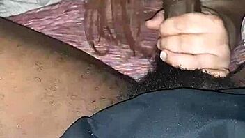 Curvy Fat BBW Woman Performs Deep Blowjob on Her Chubby Partner