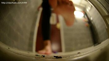 College cutie disgusted with building pests! Part 3 barefeet