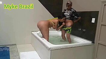 Vitória Beatriz Bent Over for Oral and Doggystyle in Hotel