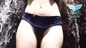 Teen Stranger's Public River Creampie Watched by Onlookers