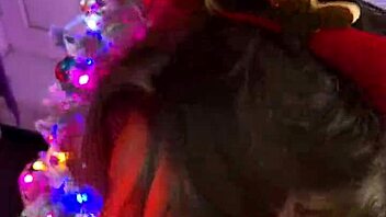 Darcy Dark delivers blowjob sex for New Year's