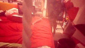Mexican amateur's after shower session caught on camera