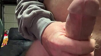 Stroking My Fat Cock with Firm Grip