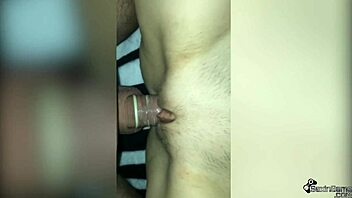 Babe dances before bed with big dick homemade