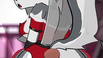 I love Loona's Christmas anal in Helluva Boss game