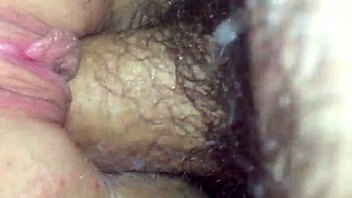 HD video of closeup creampie