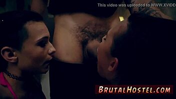 bondage bitch orgasms in bdsm shop first time with two young 18+ sluts sydney