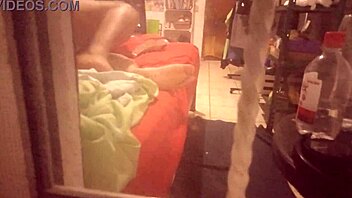 Mexican amateur's after shower session caught on camera