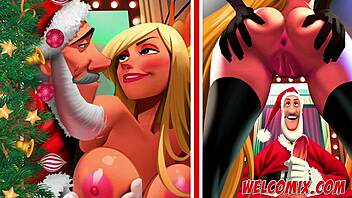 a very naughty christmas orgy at the mall