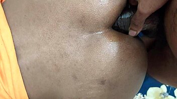 All natural ebony teen takes white cock 😍