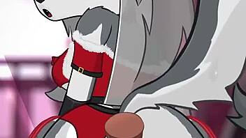I love Loona's Christmas anal in Helluva Boss game