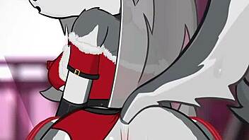 I love Loona's Christmas anal in Helluva Boss game