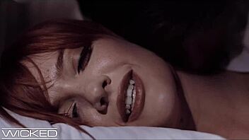 spideypool - big tittied mary jane rides deadpool's cock in cowgirl, bent over, sloppy blowjob, missionary deepthroat.