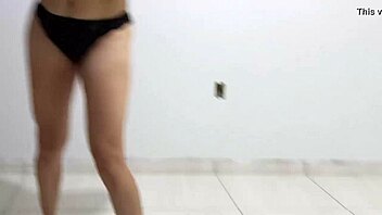 Wife dances sensually and rips clothes while husband travels as truck driver